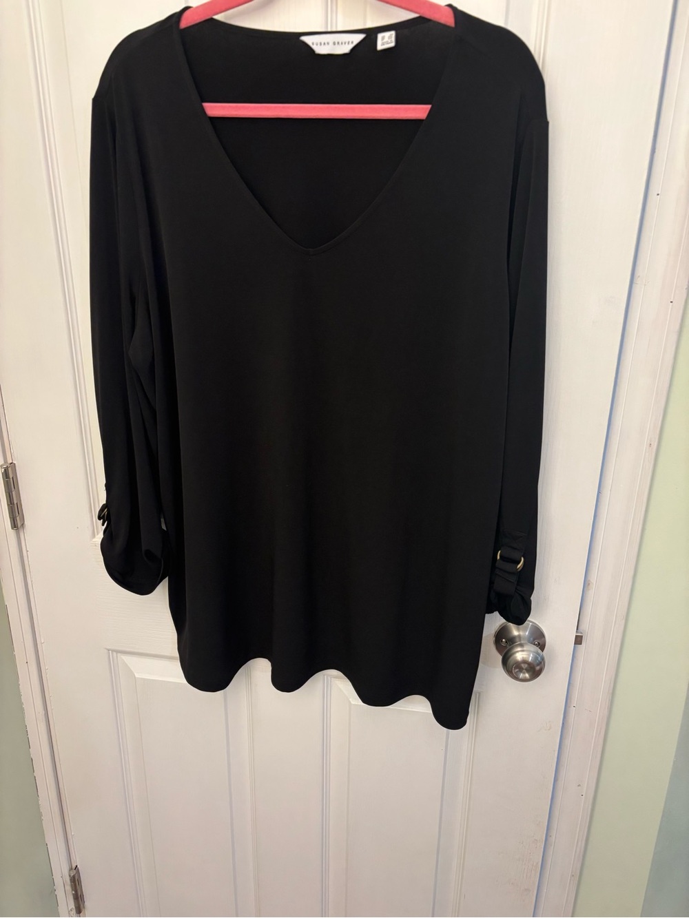 Susan Graver 3/4 skewed top size 2 x